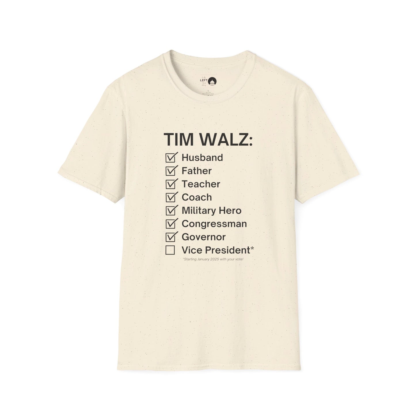 Tim Walz Checklist T Shirt