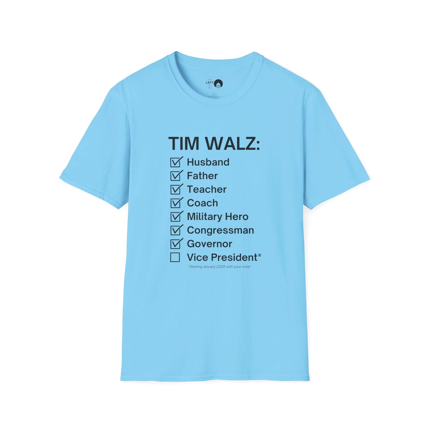 Tim Walz Checklist T Shirt