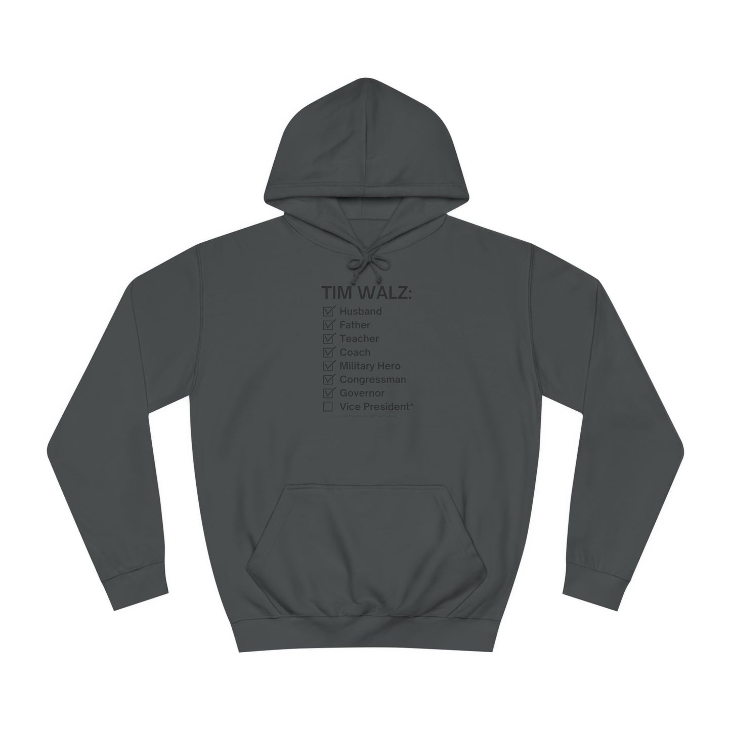 Tim Walz Checklist Sweatshirt