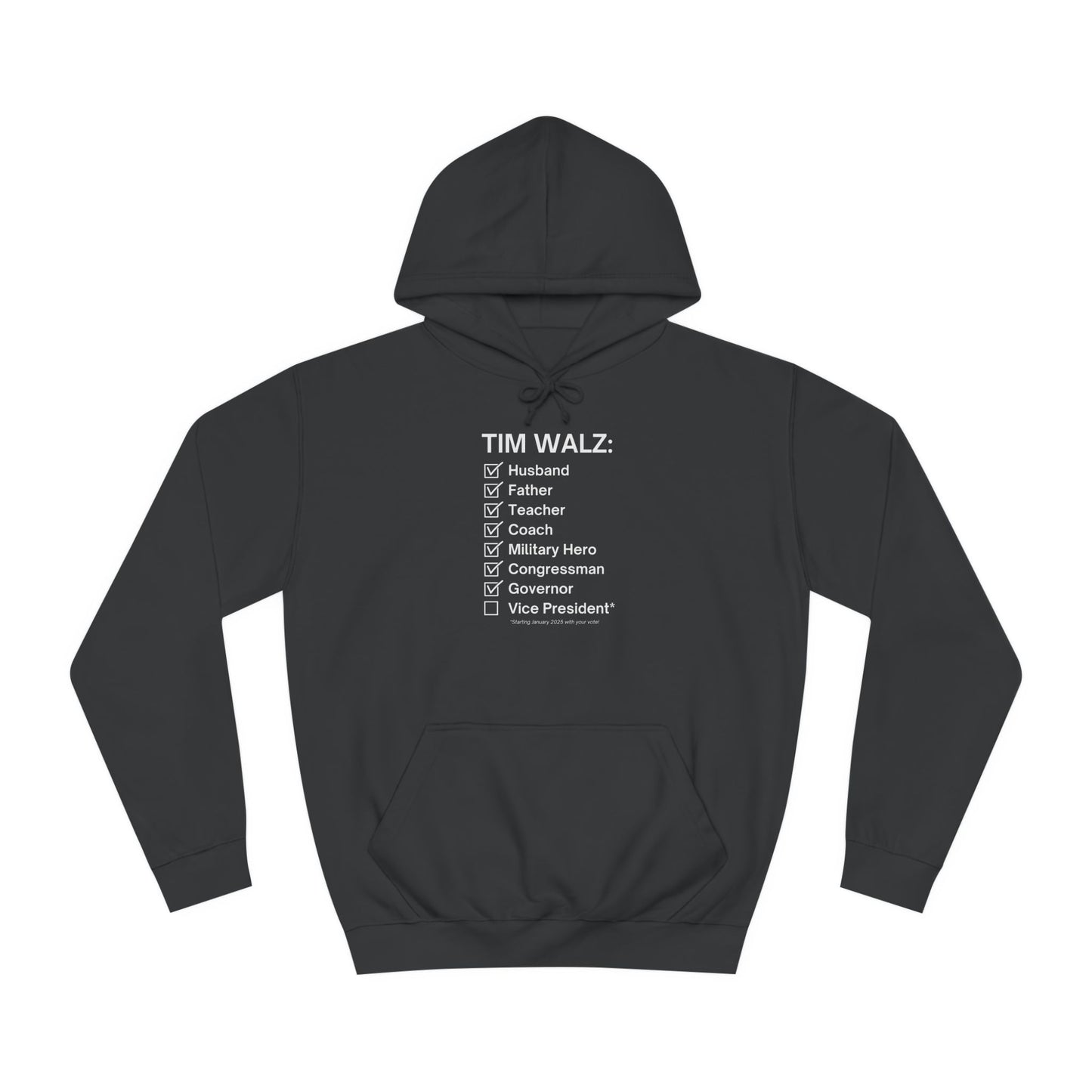 Tim Walz Checklist Sweatshirt