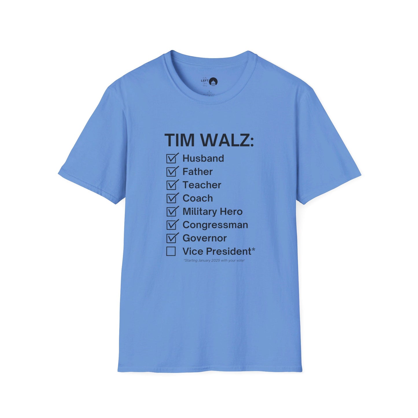 Tim Walz Checklist T Shirt