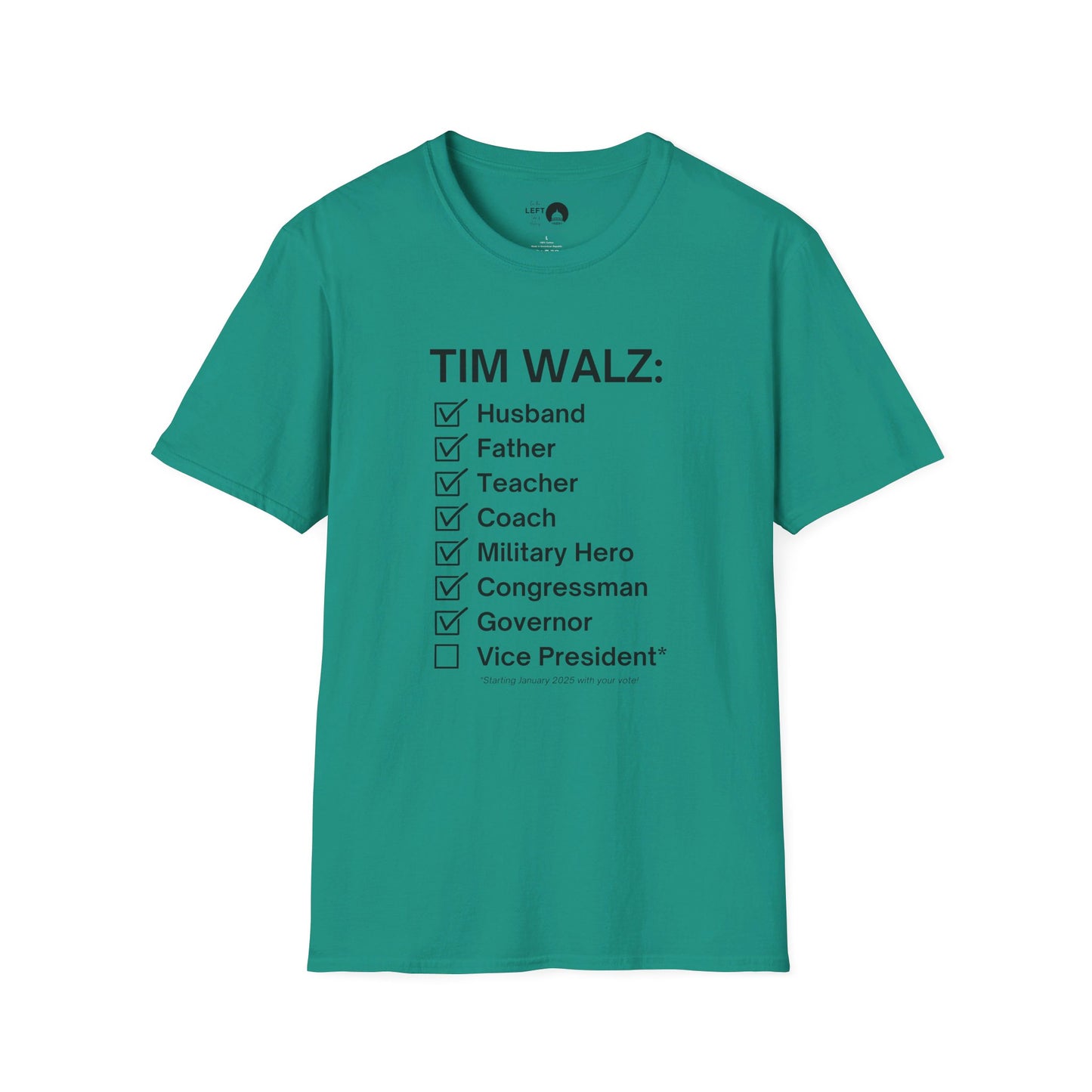 Tim Walz Checklist T Shirt