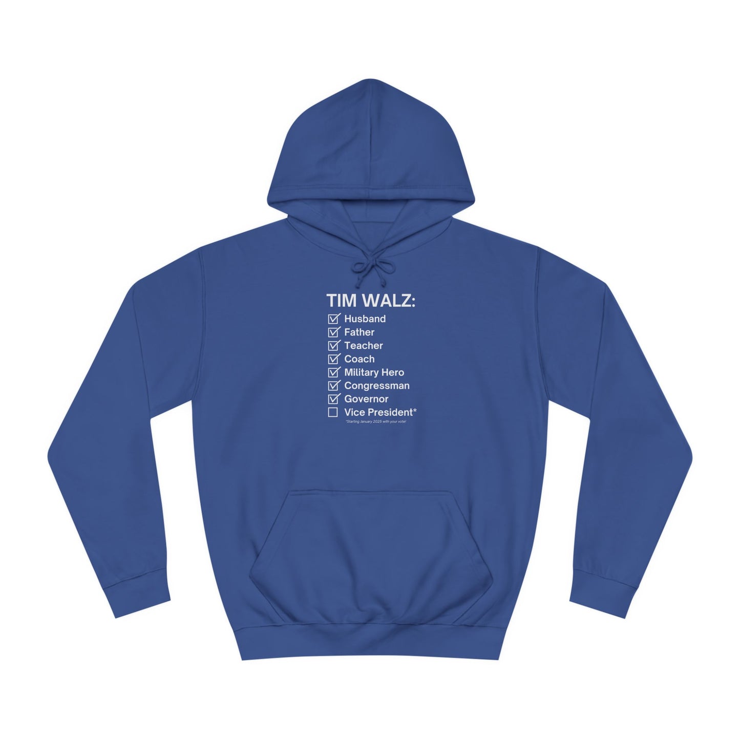 Tim Walz Checklist Sweatshirt