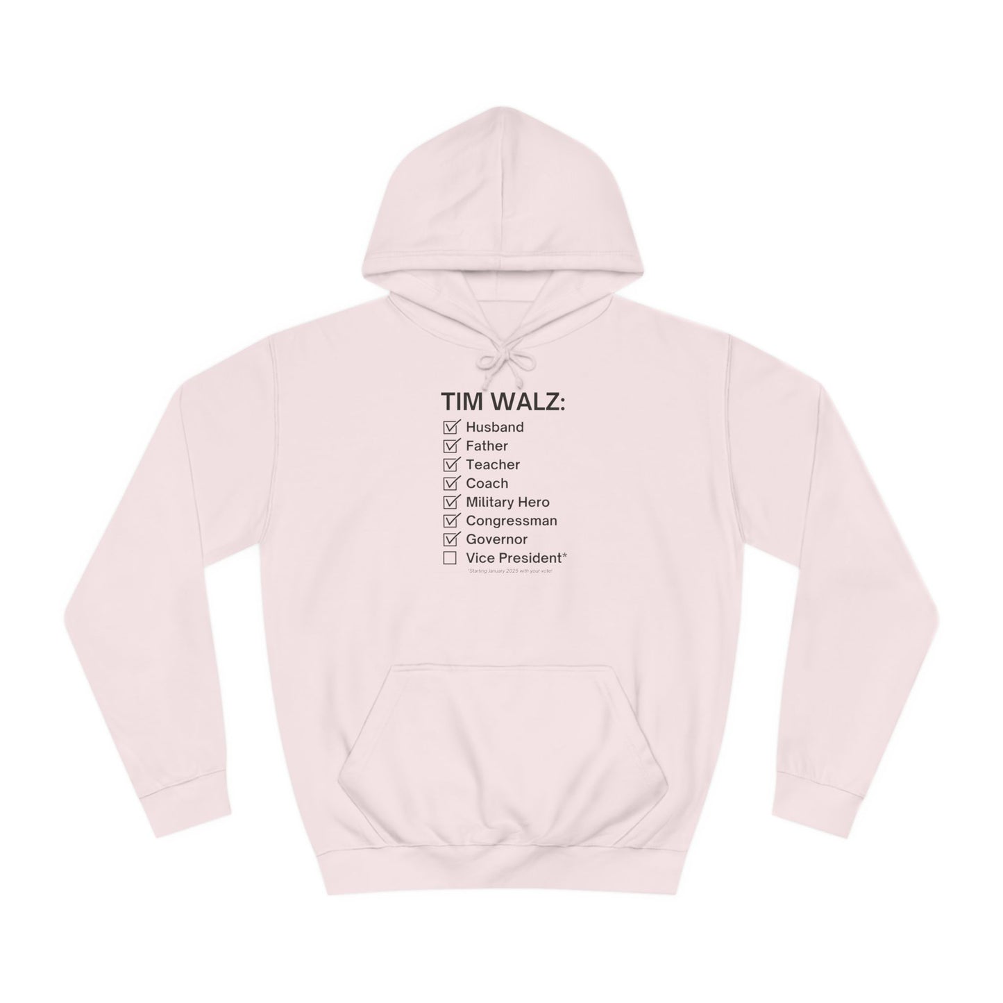 Tim Walz Checklist Sweatshirt