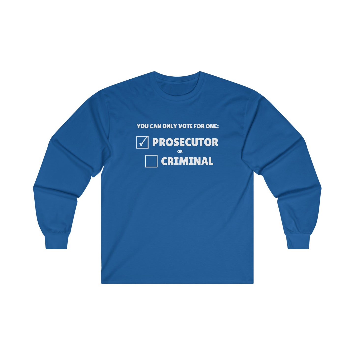 Prosecutor vs Criminal Long Sleeve Tee