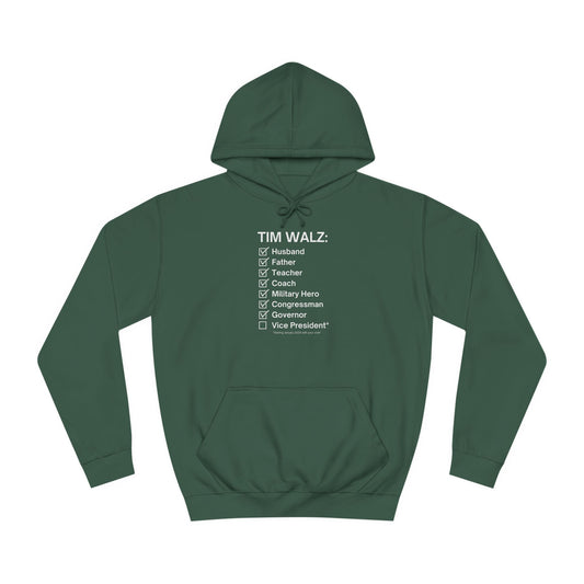 Tim Walz Checklist Sweatshirt