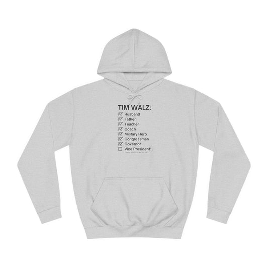 Tim Walz Checklist Sweatshirt