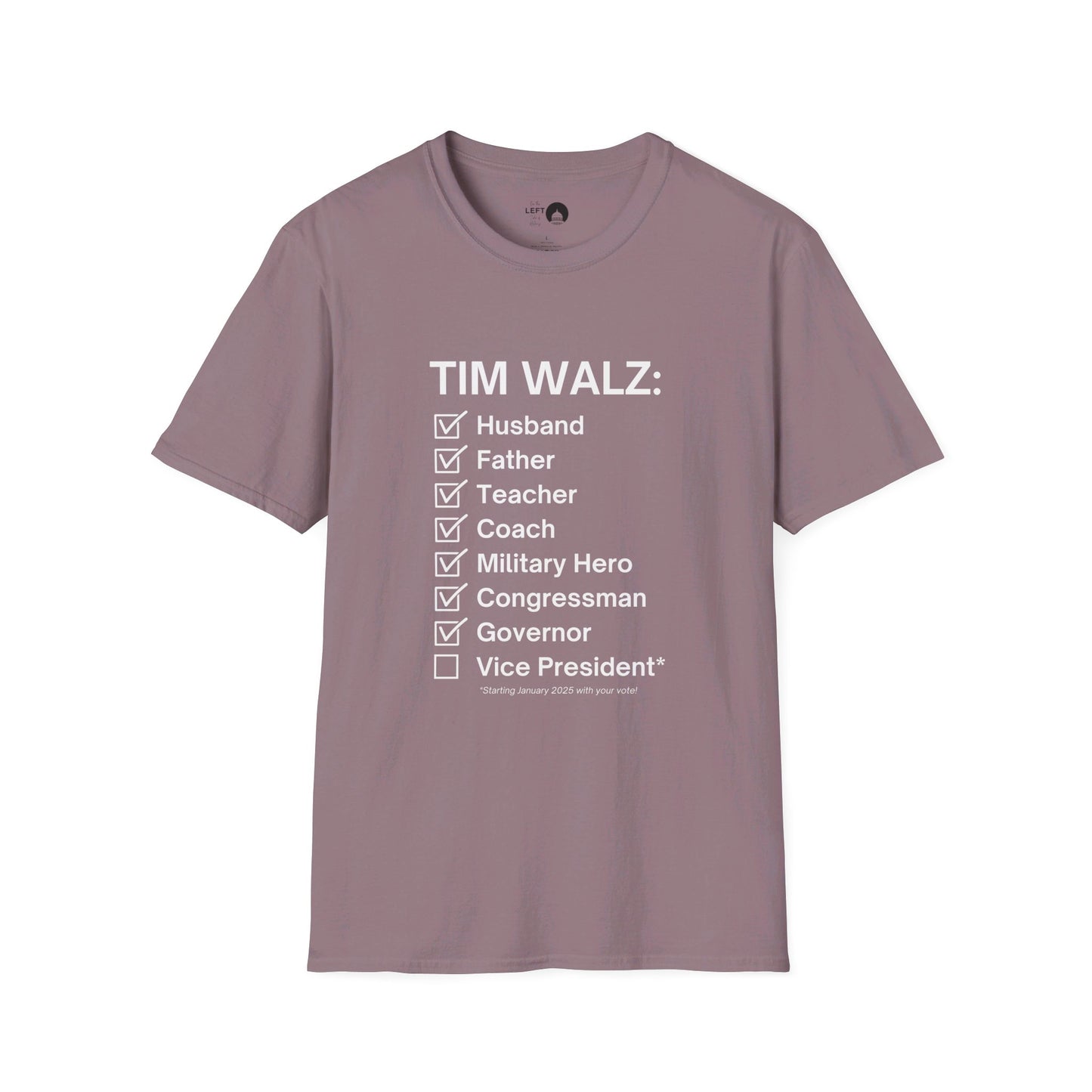 Tim Walz Checklist T Shirt