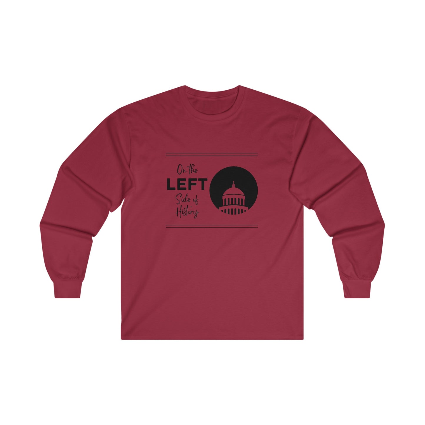 On the Left Side of History Long Sleeve Tee