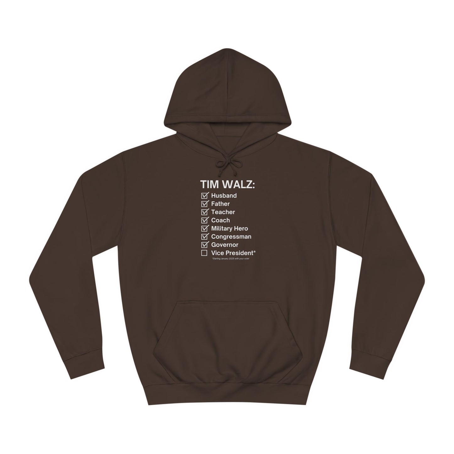 Tim Walz Checklist Sweatshirt