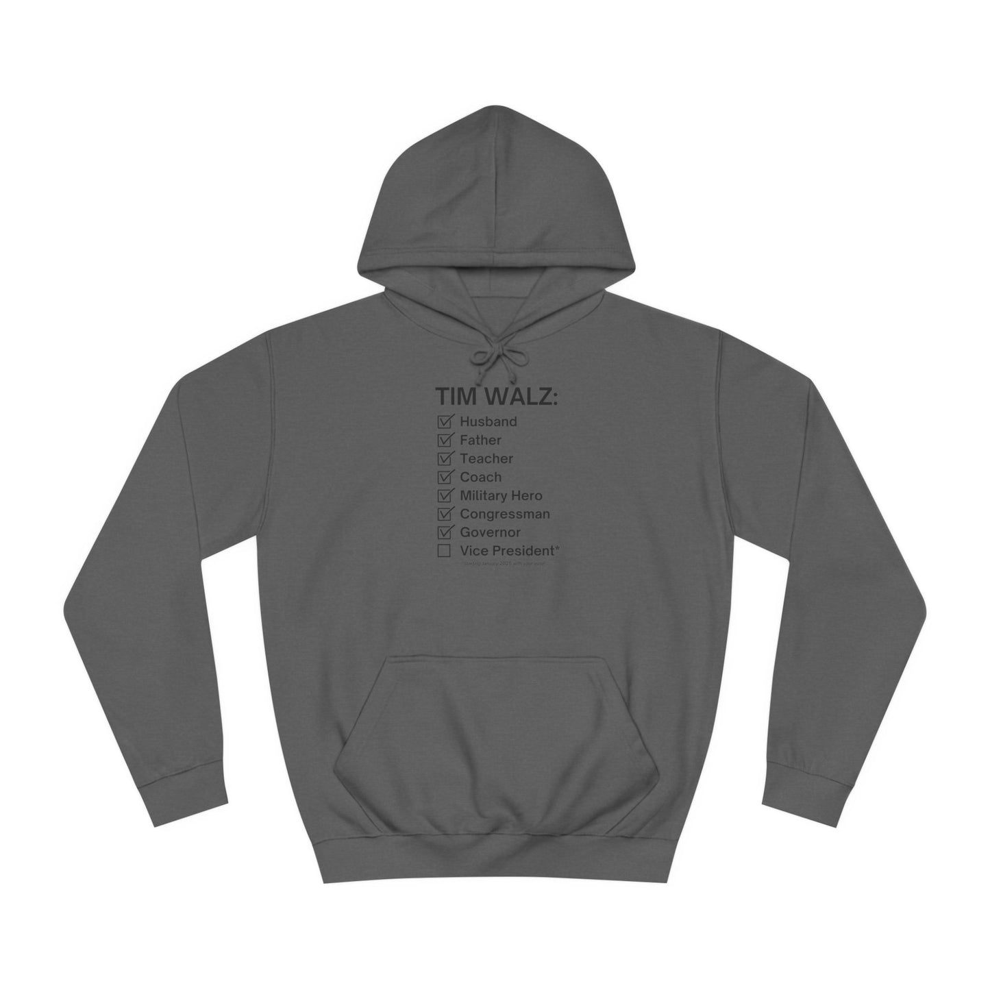 Tim Walz Checklist Sweatshirt